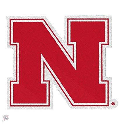 Nebraska N Logo - Nebraska Cornhuskers N Logo Iron On Embroidered Patch