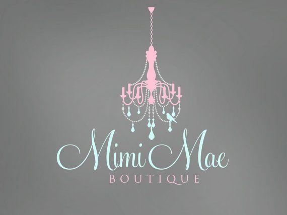 Chandelier Graphic Logo - Custom Logo Design Premade Logo and Watermark for Photographers and ...