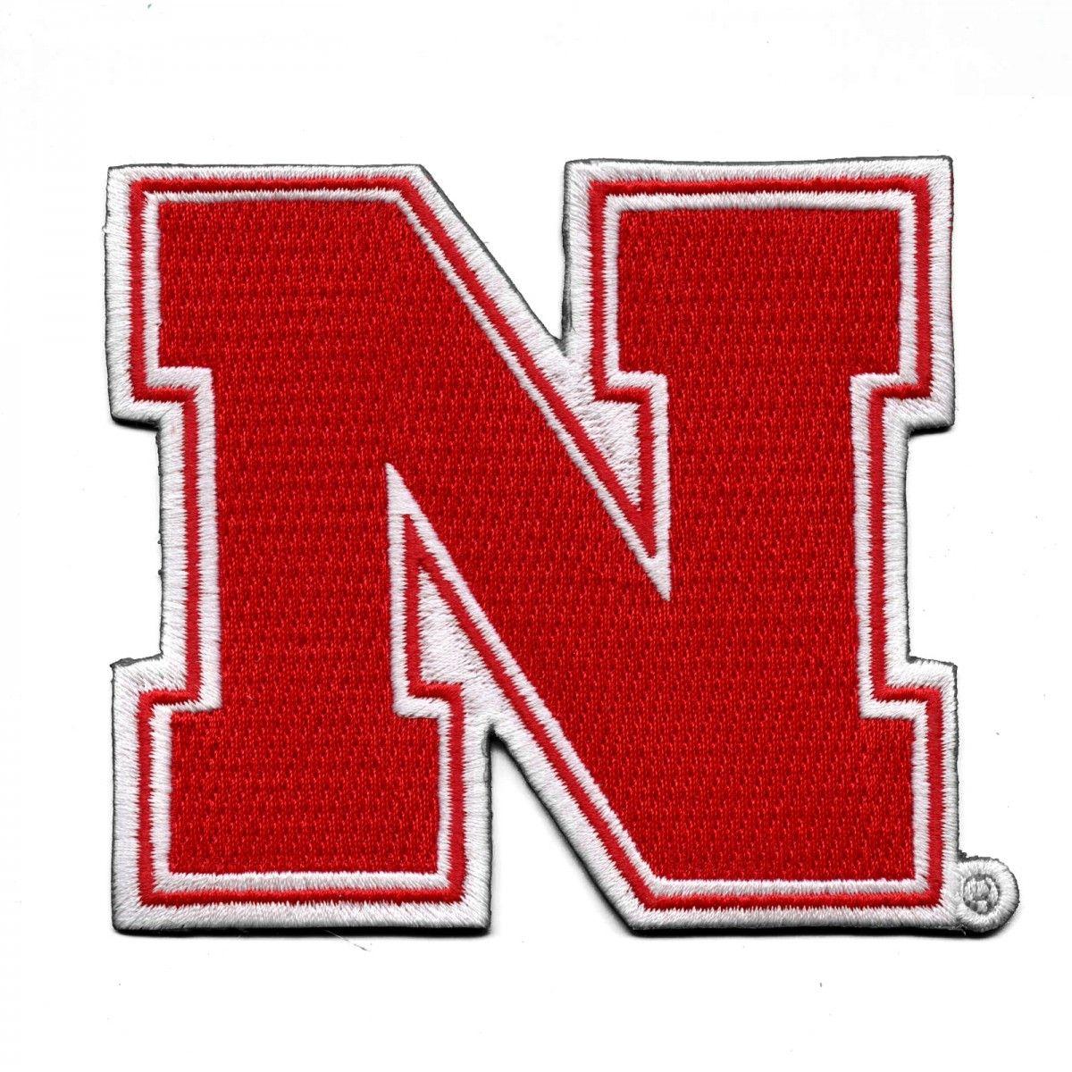 Nebraska N Logo - Nebraska Cornhuskers N Logo Iron On Embroidered Patch