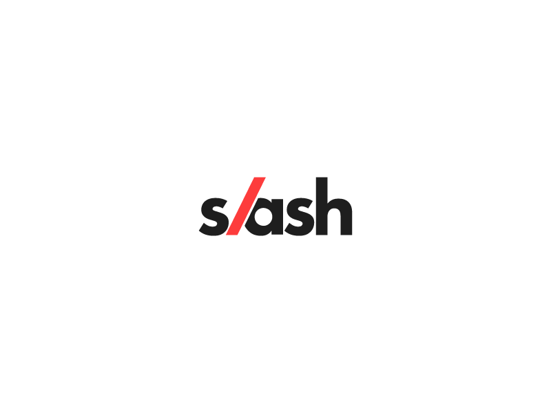 Slash Logo - Slash logo design by Victor Christensen | Dribbble | Dribbble