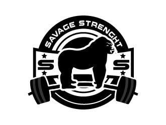Savage Animals Logo - SAVAGE STRENGTH logo design - 48HoursLogo.com