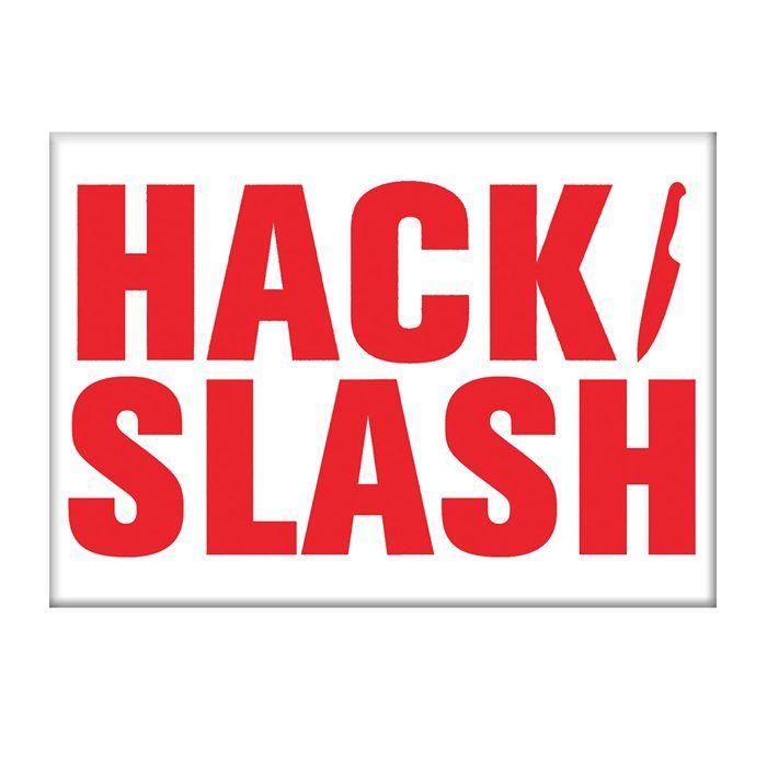 Slash Logo - Hack Slash Logo Magnet