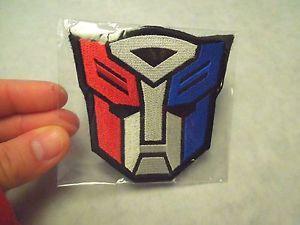 Red and Blue Autobot Logo - Red White and Blue Transformers Autobots Logo Hook and Loop Patch