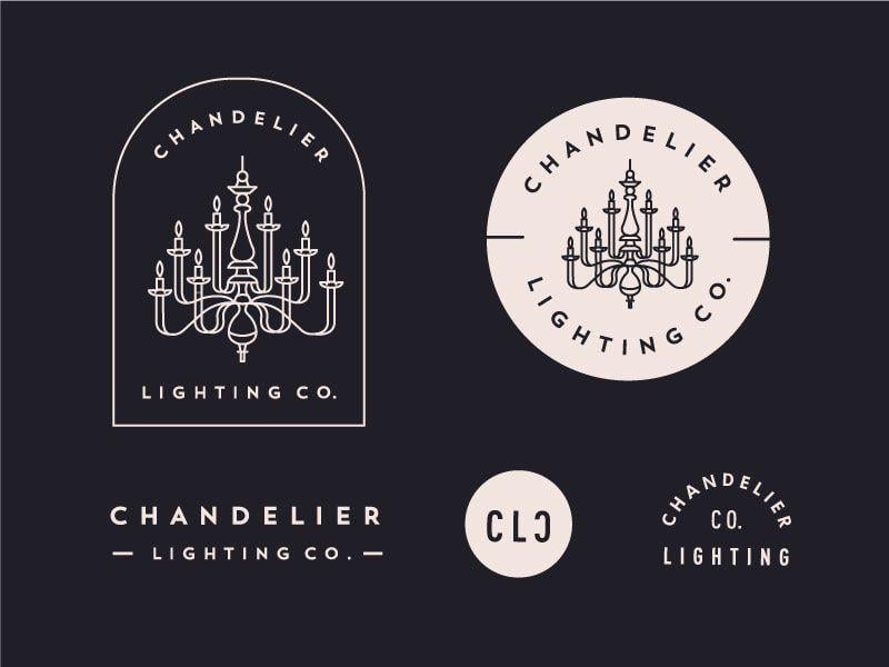 Chandelier Graphic Logo - Chandelier Lighting Co. by Renee Fleck | Dribbble | Dribbble