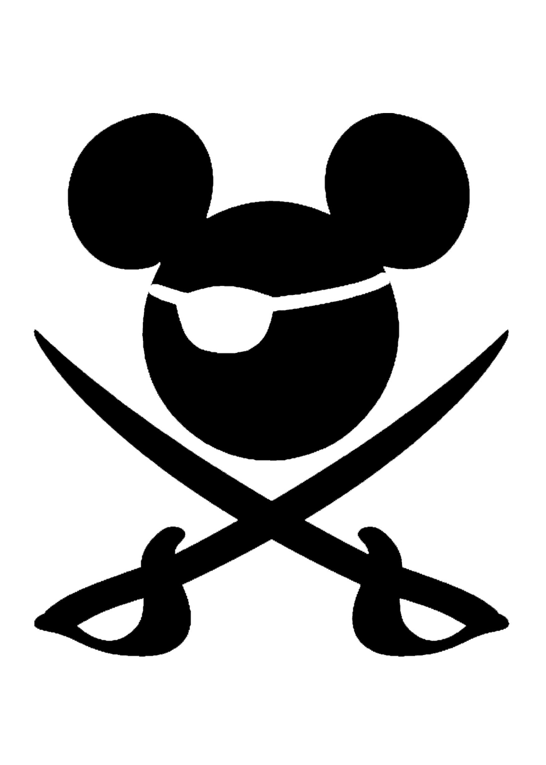 Mickey Mouse Pirate Logo - Mickey Pirate Iron On Transfer $3.99. Disney Mickey Mouse Birthday