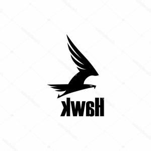 Hawk Vector Logo - Eagle Bird Logo Design Flying Hawk Vector