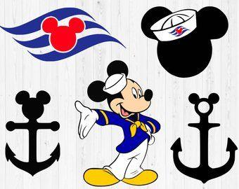 Mickey Mouse Pirate Logo - Mickey mouse pirate svg mickey anchor svg disney cruise svg | Etsy