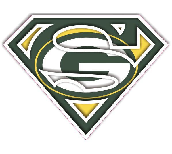 Packers Superman Logo - Green Bay Packers Superman Logo iron on transfer - $2.00 :