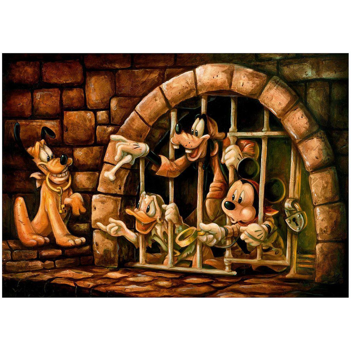 Mickey Mouse Pirate Logo - Mickey Mouse Pirates of the Caribbean ''Here Poochie'' Giclée by ...