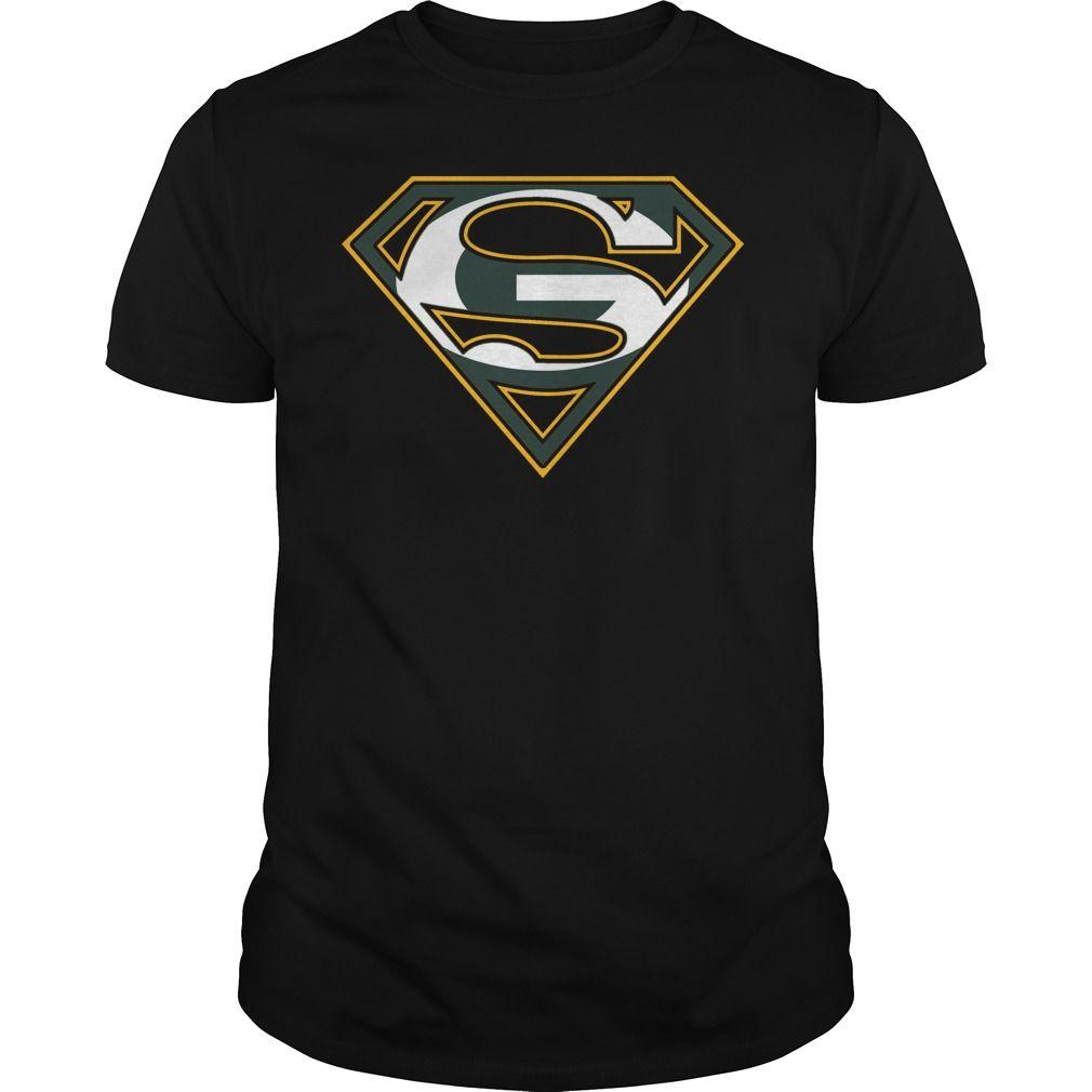 Packers Superman Logo - Green Bay Packers Superman Logo T-Shirt - Buy T-Shirts | TeeNaviSport