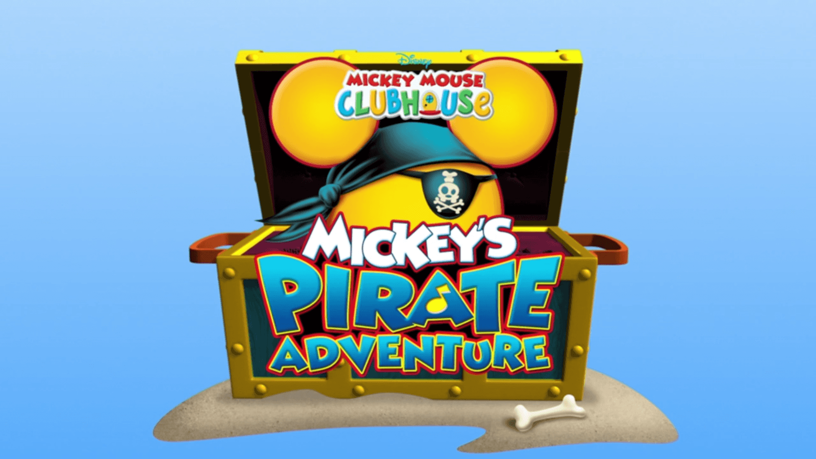 Mickey Mouse Pirate Logo - Mickey's Pirate Adventure