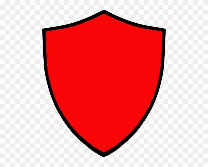 Red Shield Logo - Shield-red Clip Art At Clker - Red Shield Logo Vector - Free ...