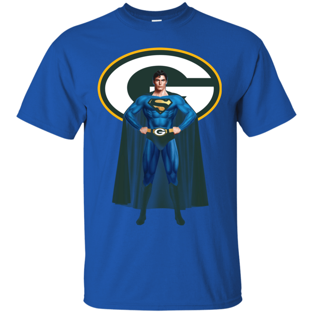 Packers Superman Logo - Green Bay Packers Superman T shirt – MUN Fashion