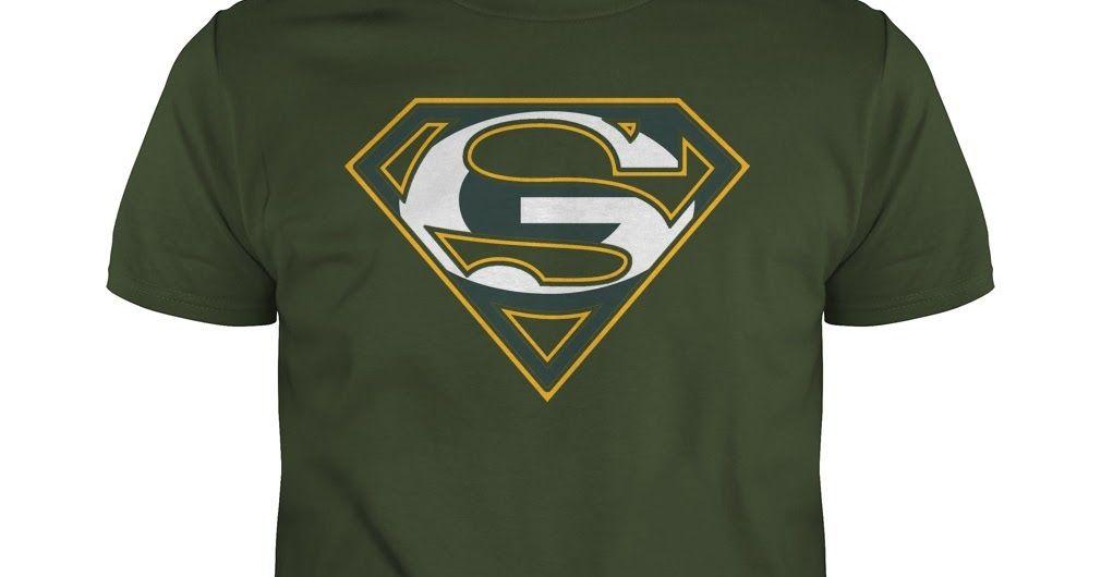 Packers Superman Logo - Green Bay Packers Superman Logo - Buy T-Shirts | Awesome Shirts ...