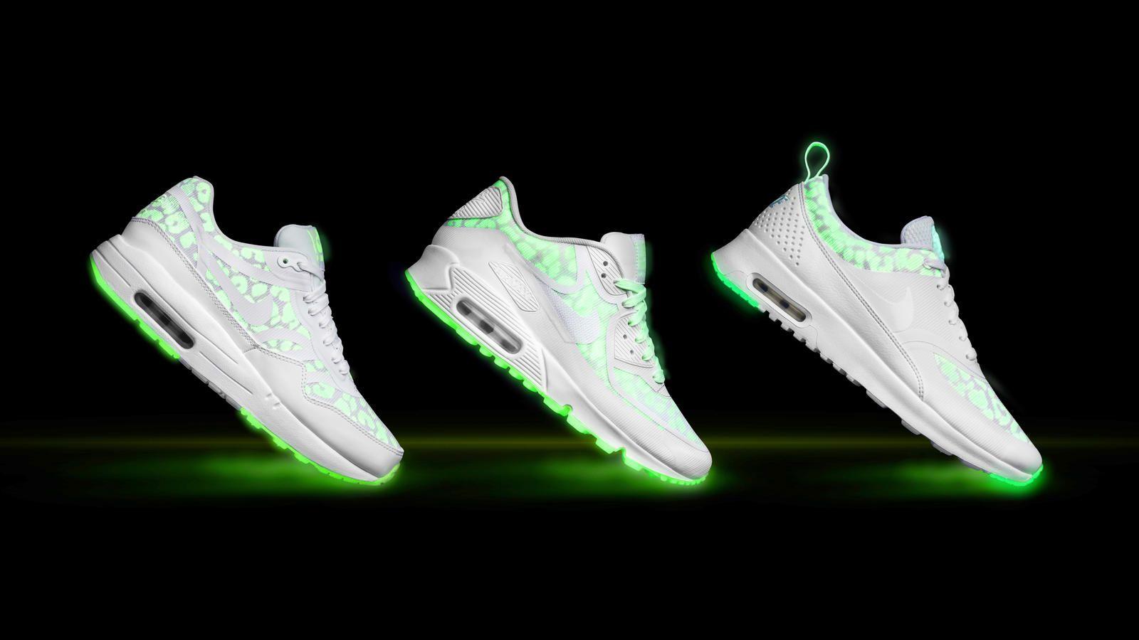 Glow in the Dark Nike Logo - Visible Air Just Got More Visible: The Nike Air Max Glow Collection