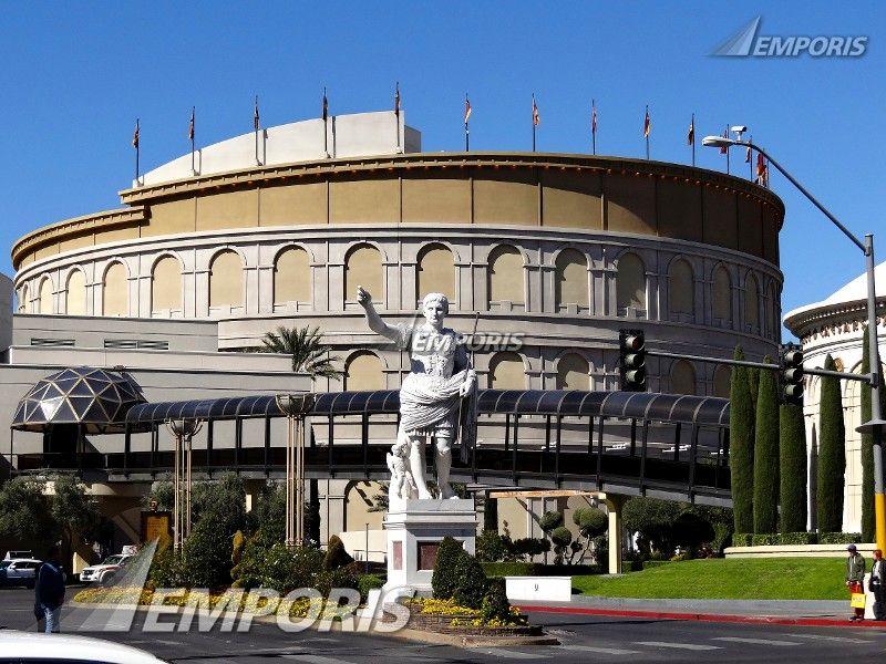 Caesars Palace Colesseum Logo - Colosseum replica. , Caesars Palace Las Vegas, Las Vegas | Image ...