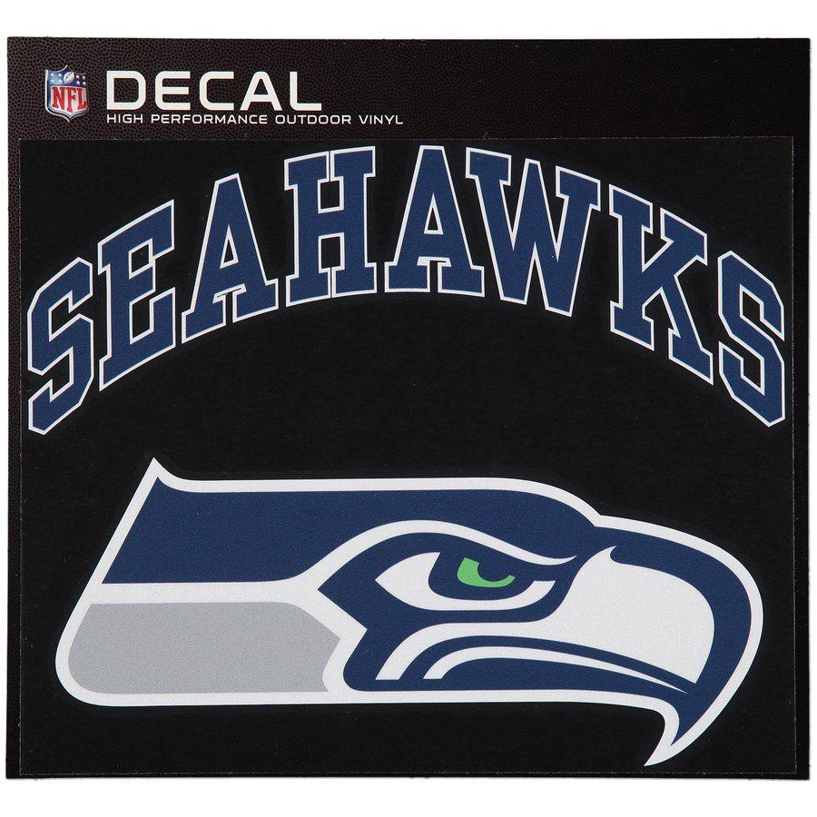 Seahawks Logo - Seattle Seahawks 12 x 12 Arched Logo Decal