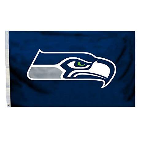 Seahawks Logo - Amazon.com : NFL SEAHAWKS LOGO 3X5 FLAG : Outdoor Flags : Sports ...
