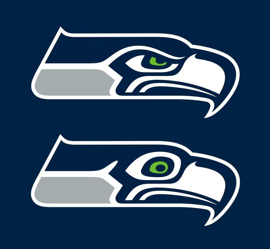 Seahawks Logo - The Seattle Seahawks Logo without eyebrows