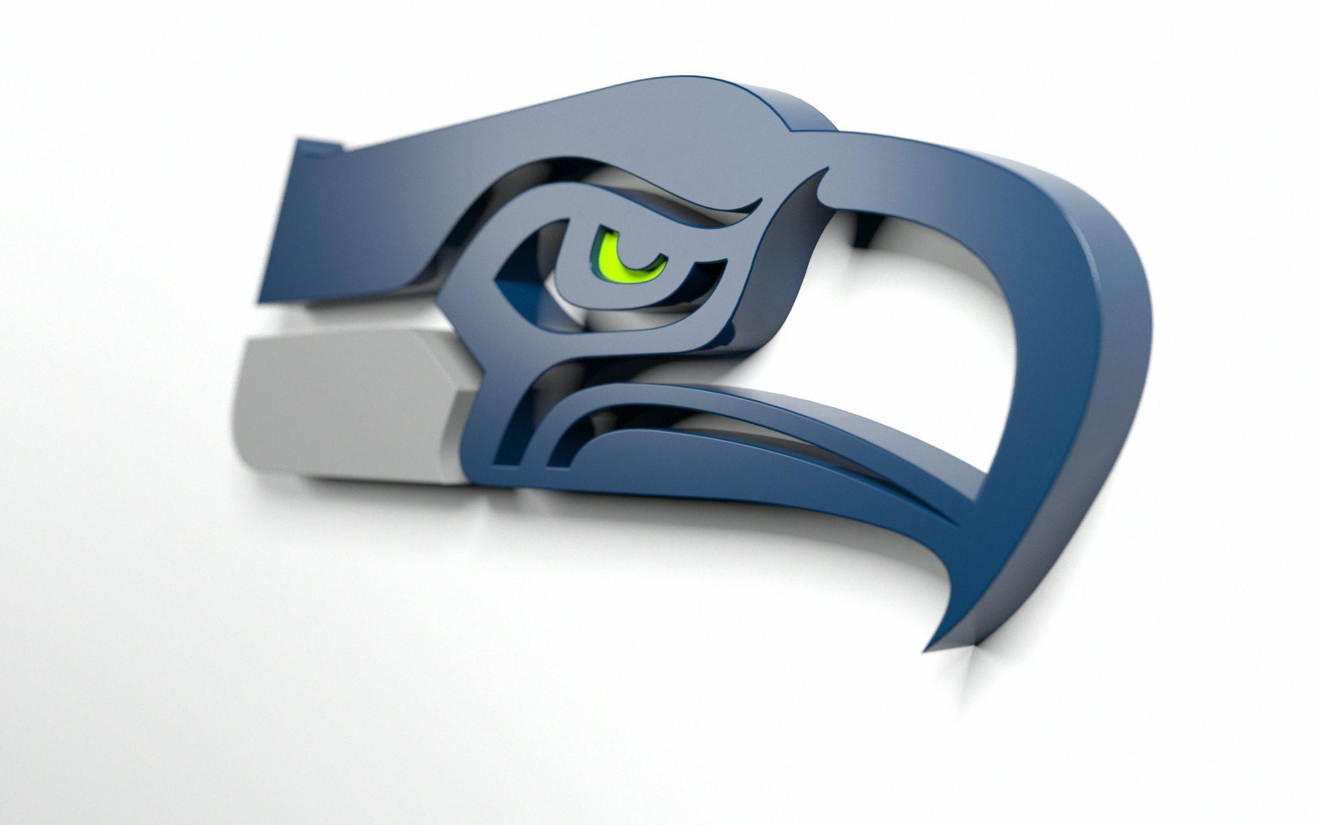 Seattle Seahawks 3D Fan Foam Logo Sign