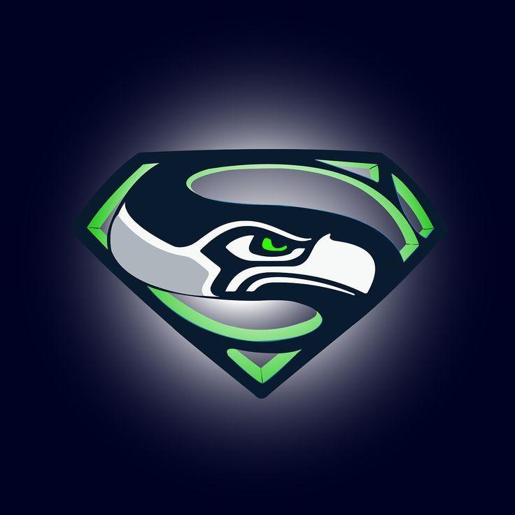 Seahawks Logo - Seahawks superman Logos
