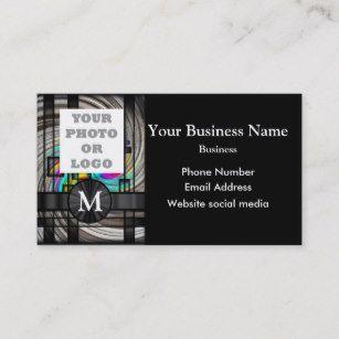 Multi Colored Company Logo - Abstract Rainbow Design Business Cards | Zazzle UK