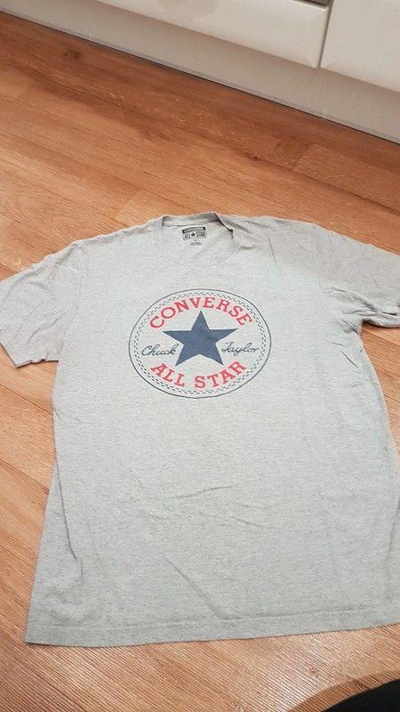 Light Grey Logo - Converse Mens Light Grey Logo T-Shirt - Vinted