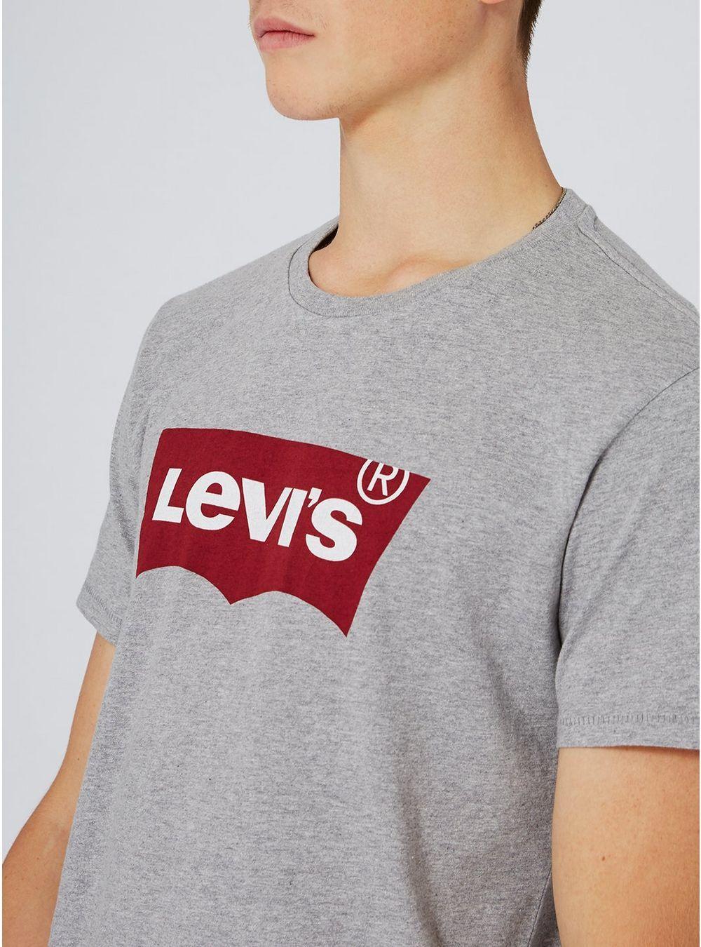 Light Grey Logo - LEVI'S Light Grey Logo T-Shirt - TopMan Singapore