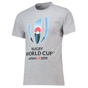 Light Grey Logo - Rugby World Cup 2019 Large Logo T Shirt Light Grey Marl Mens