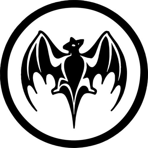 Bacardi Bat Logo - Bacardi Bat Decal Sticker BAT DECAL