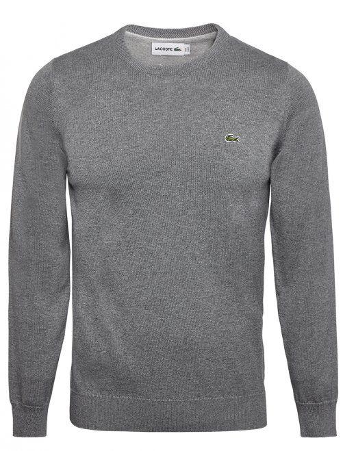 Light Grey Logo - Knitted Logo Jumper In Light Grey
