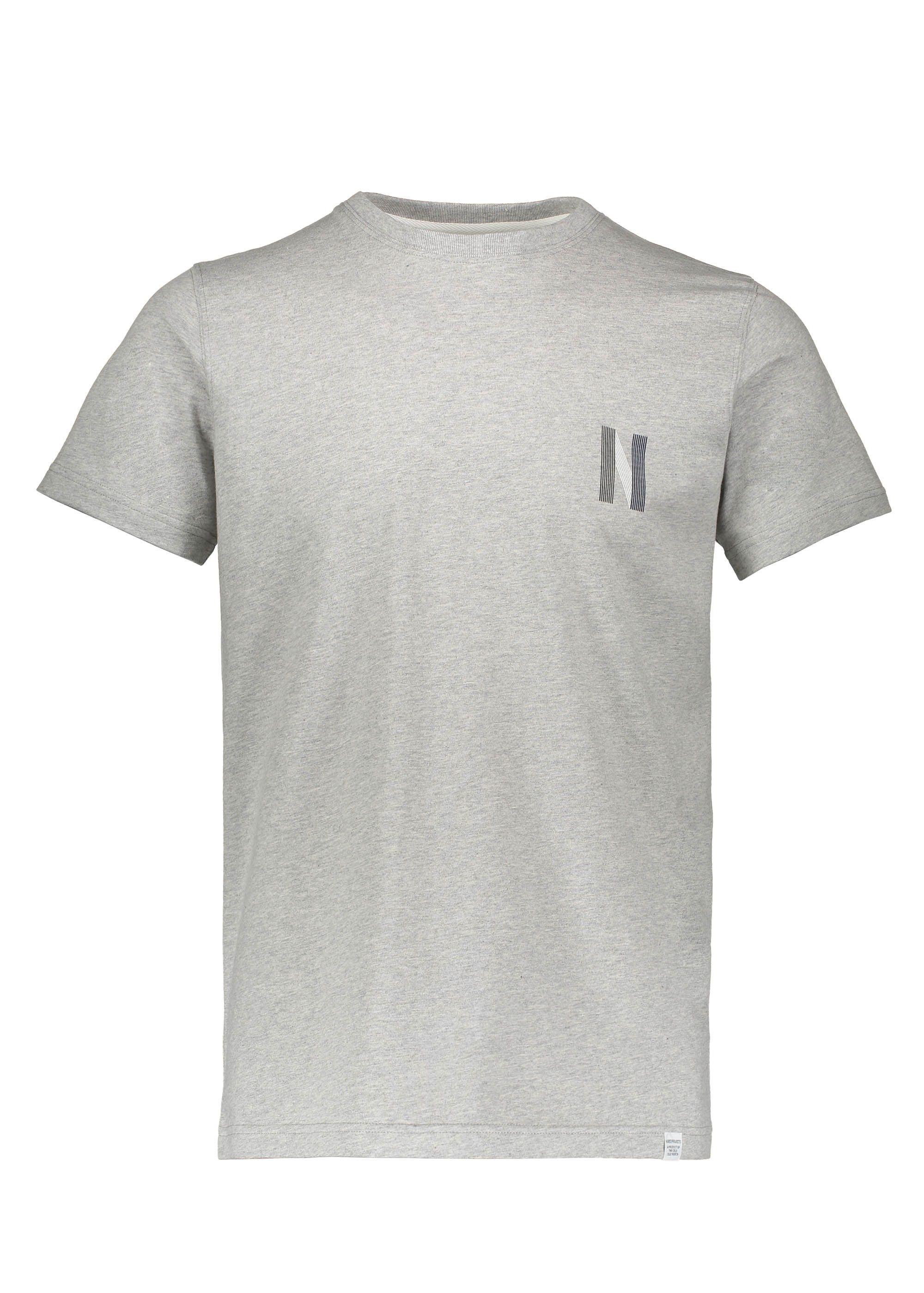 Light Grey Logo - Norse Projects Niels Multi Logo Grey Shirts From Triads UK