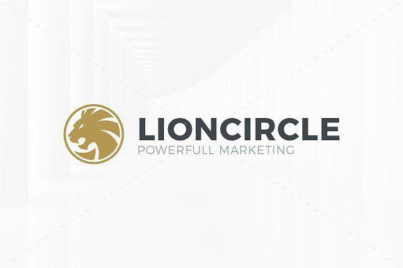 Lion Circle Logo - Lion Circle Logo Template ~ Logo Templates ~ Creative Market