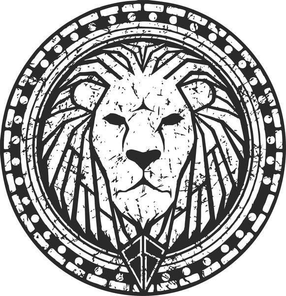 Lion Circle Logo - Black Star Logo Image