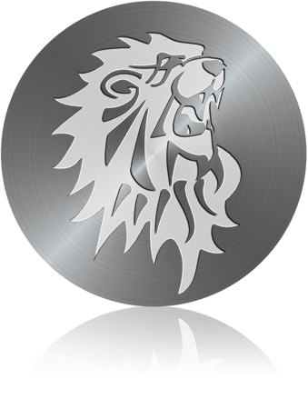 Lion Circle Logo - lion-circle-silver - Feed the Lion