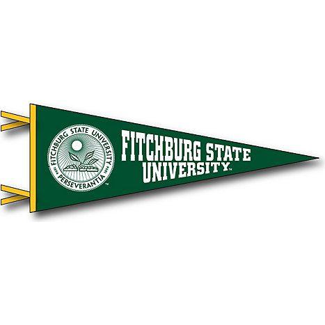 Dark Green Pennant Logo - Fitchburg State University 9'' x 24'' Pennant. Fitchburg State