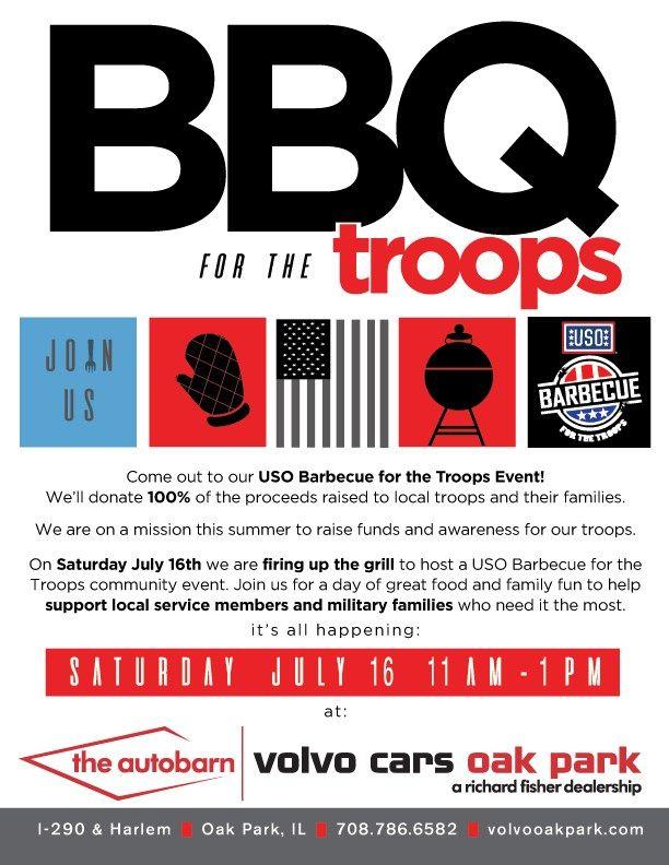 The Autobarn Logo - BBQ FOR THE TROOPS - July 16th 2016 | The Autobarn Volvo Cars Oak Park