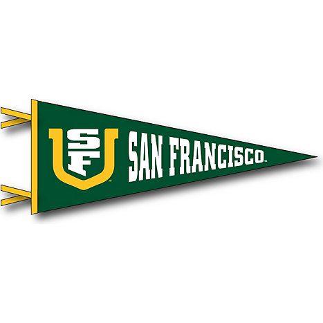 Dark Green Pennant Logo - University of San Francisco 12'' x 30'' Pennant | University of San ...