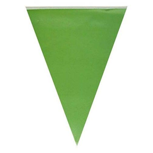 Dark Green Pennant Logo - 100' Dark Green Pennant Banner. Balloon Warehouse™