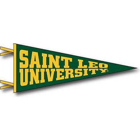 Dark Green Pennant Logo - Saint Leo University 6'' x 15'' Pennant | Saint Leo University
