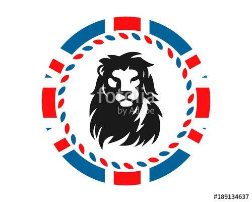Lion Circle Logo - lion leo beast british image vector circle Stock image and royalty