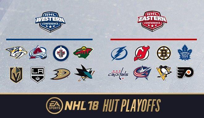 Western Conference NHL Team Logo - NHL 18 HUT Playoffs