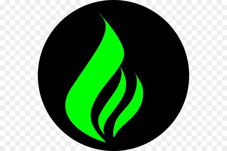 Green Fire Logo - Green Flame Clip art vector png download