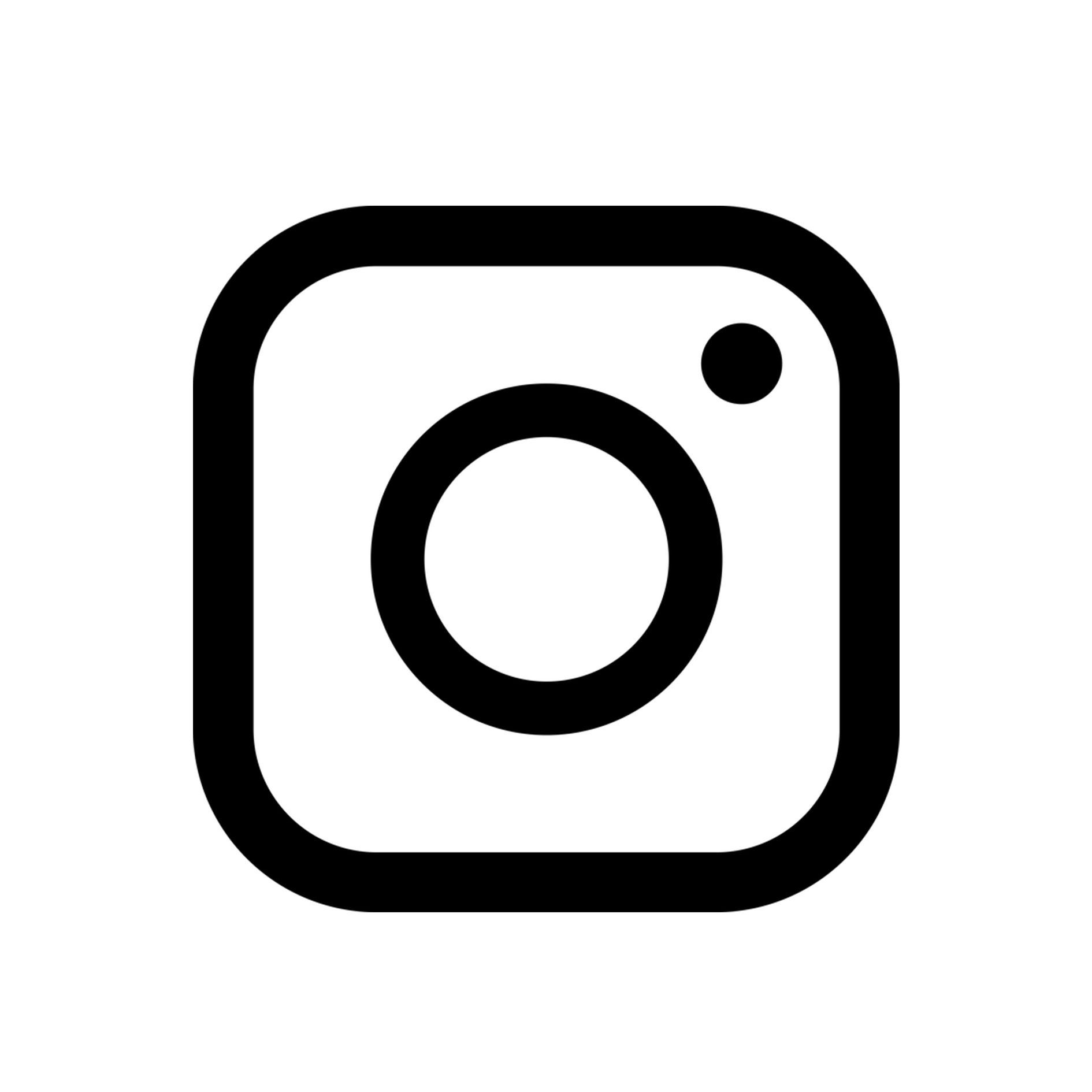 Real Instagram Logo - Instagram logo png black and white download - RR collections