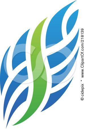 Green Fire Logo - Blue And Green Fire Logo. Graphic design & logos