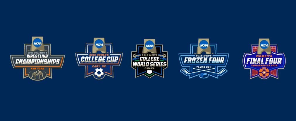 Championship Logo - Brand New: New Logos for NCAA Championships by Joe Bosack & Co