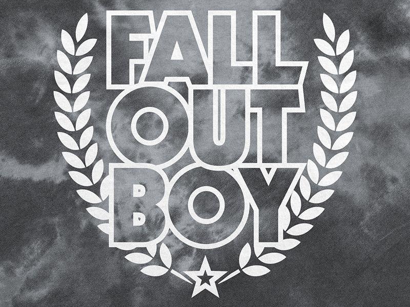 Laurel Wreath Logo - Fall Out Boy / Laurel Wreath Logo Tie Dye Hoodie by Brent Galloway ...