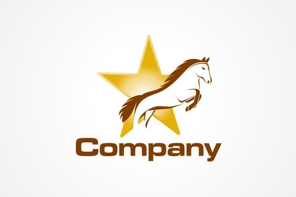 Jumping Horse Logo - Free Logo: Jumping Horse Logo