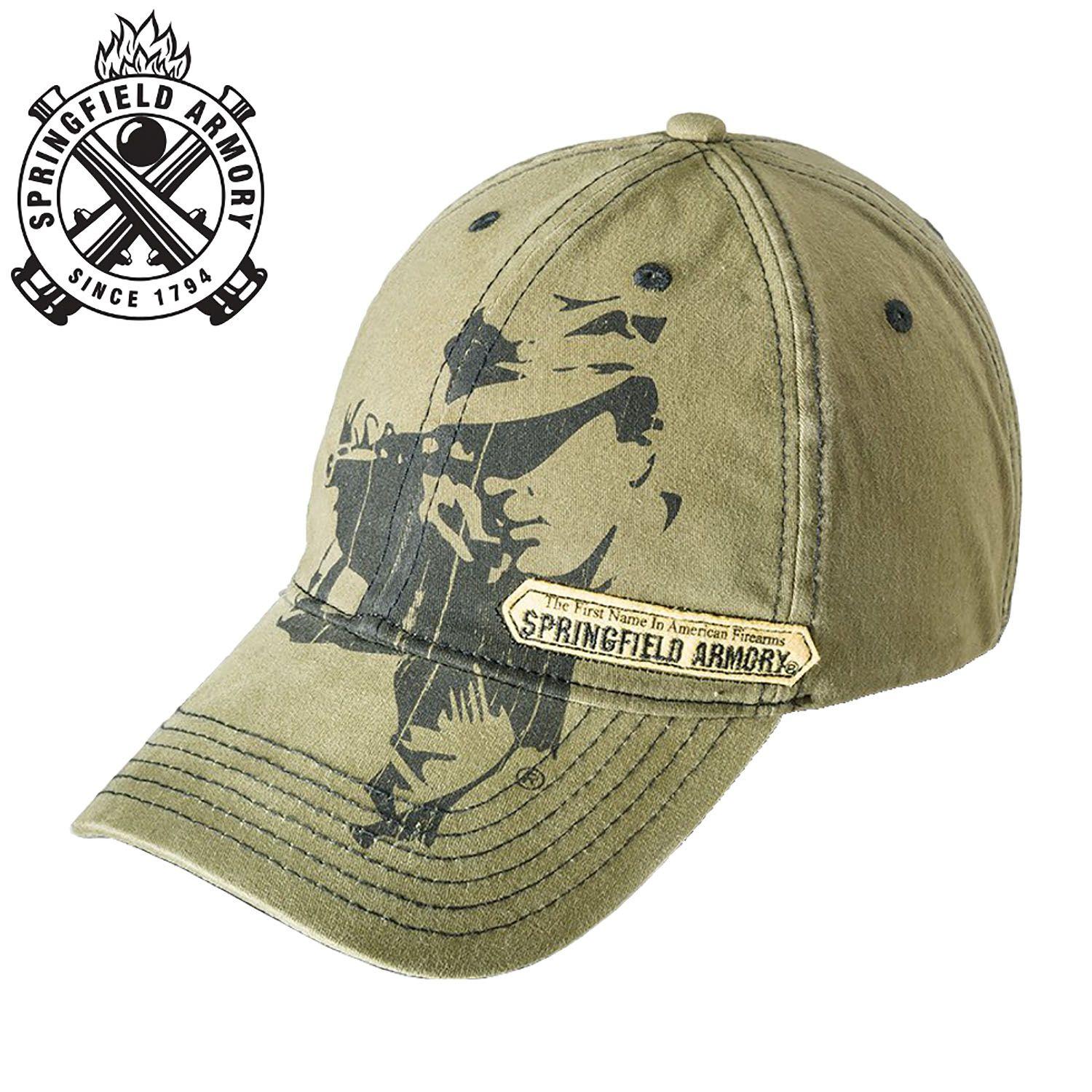 Springfield Armory Shooter Logo - Springfield Armory Shooter Logo Fitted Cap: MGW