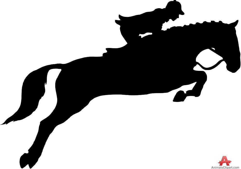 Jumping Horse Logo - Jumping horse silhouette clip art - Clip Art Library
